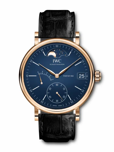 IWC Portofino Hand-Wound Eight Days Moonphase 150 Years Red Gold / Blue IW5164-07 (IW516407)